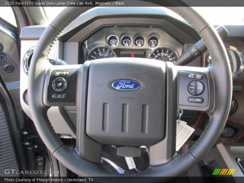 Magnetic / Black 2015 Ford F250 Super Duty Lariat Crew Cab 4x4