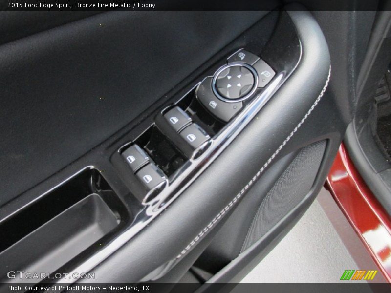 Bronze Fire Metallic / Ebony 2015 Ford Edge Sport