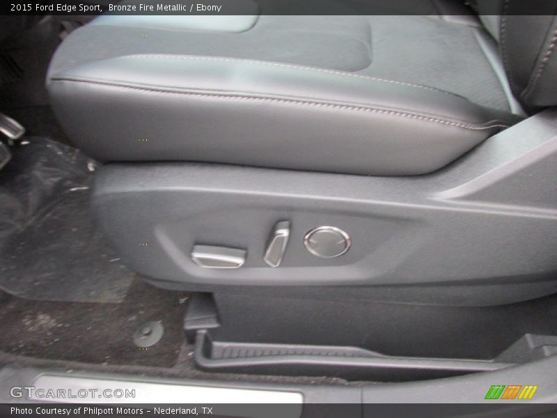 Bronze Fire Metallic / Ebony 2015 Ford Edge Sport