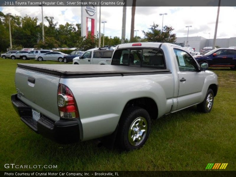 Silver Streak Mica / Graphite Gray 2011 Toyota Tacoma Regular Cab