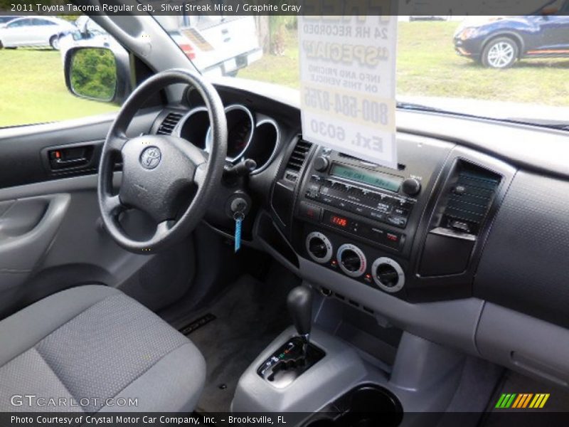 Silver Streak Mica / Graphite Gray 2011 Toyota Tacoma Regular Cab