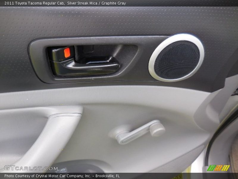 Silver Streak Mica / Graphite Gray 2011 Toyota Tacoma Regular Cab