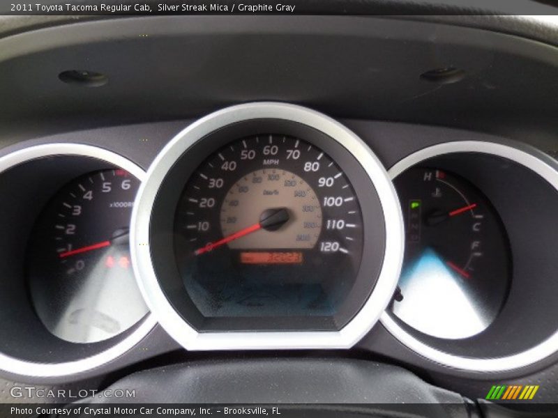 Silver Streak Mica / Graphite Gray 2011 Toyota Tacoma Regular Cab