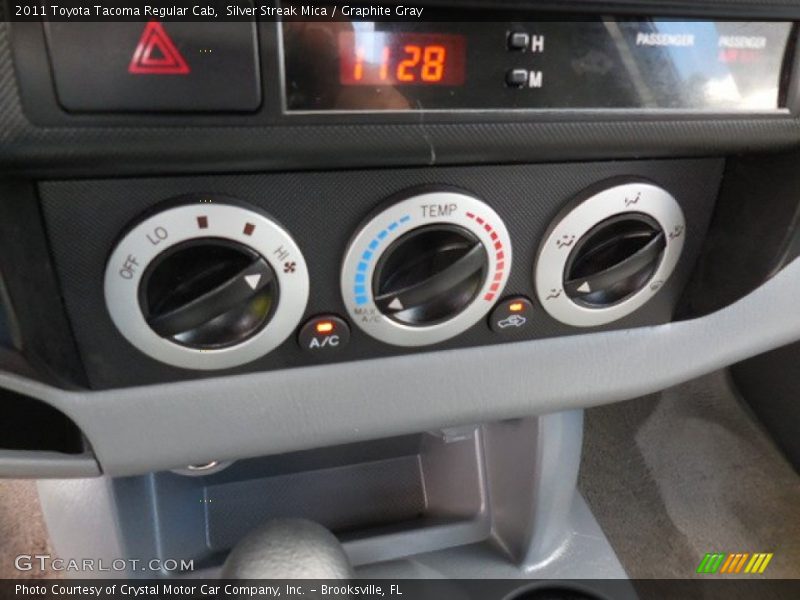Silver Streak Mica / Graphite Gray 2011 Toyota Tacoma Regular Cab