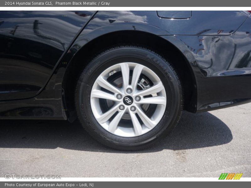 Phantom Black Metallic / Gray 2014 Hyundai Sonata GLS