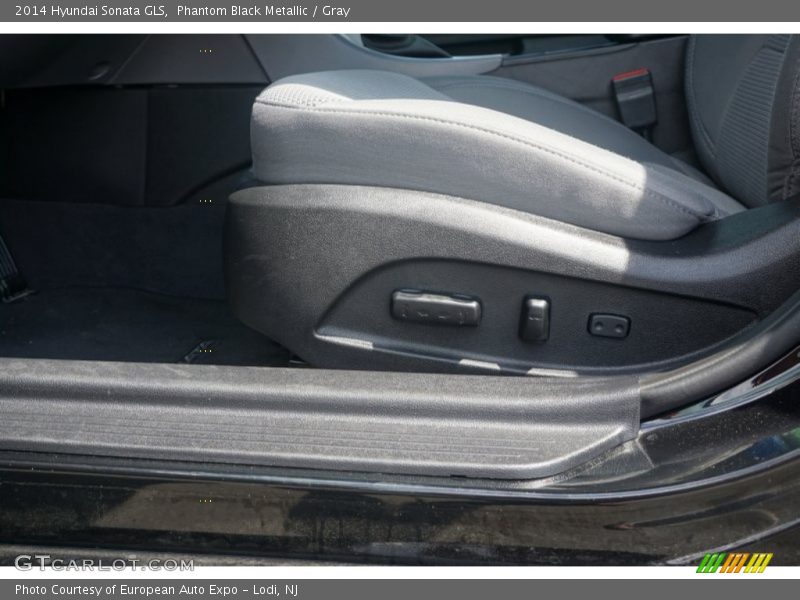 Phantom Black Metallic / Gray 2014 Hyundai Sonata GLS