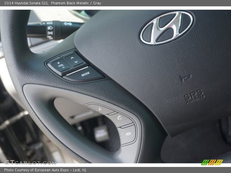 Phantom Black Metallic / Gray 2014 Hyundai Sonata GLS