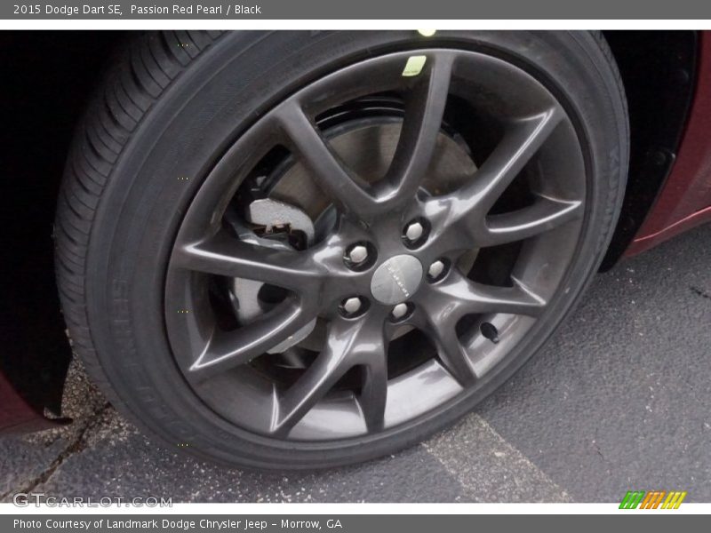 Passion Red Pearl / Black 2015 Dodge Dart SE