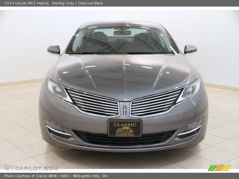 Sterling Gray / Charcoal Black 2014 Lincoln MKZ Hybrid