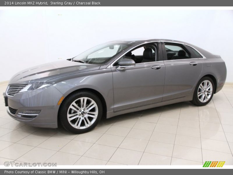 Front 3/4 View of 2014 MKZ Hybrid