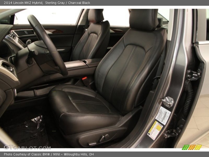 Sterling Gray / Charcoal Black 2014 Lincoln MKZ Hybrid