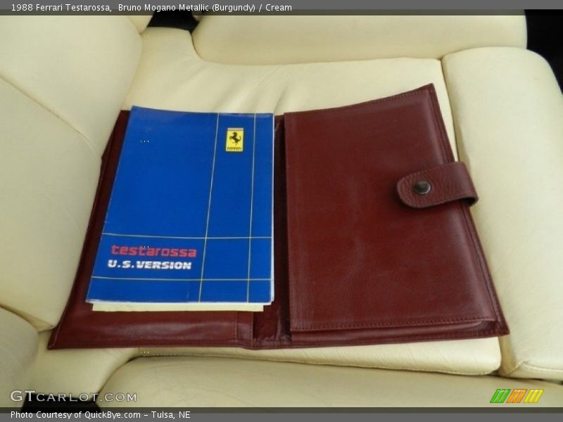 Books/Manuals of 1988 Testarossa 