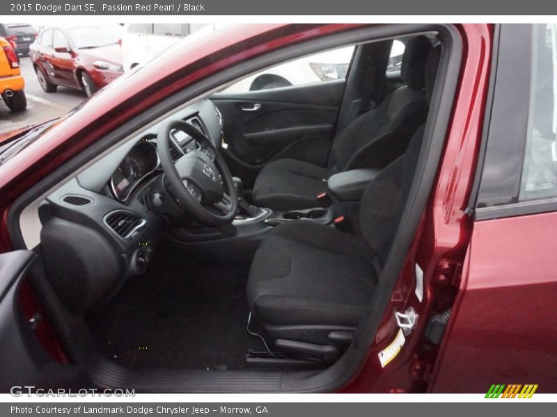 Passion Red Pearl / Black 2015 Dodge Dart SE