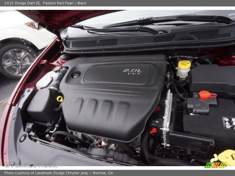 Passion Red Pearl / Black 2015 Dodge Dart SE
