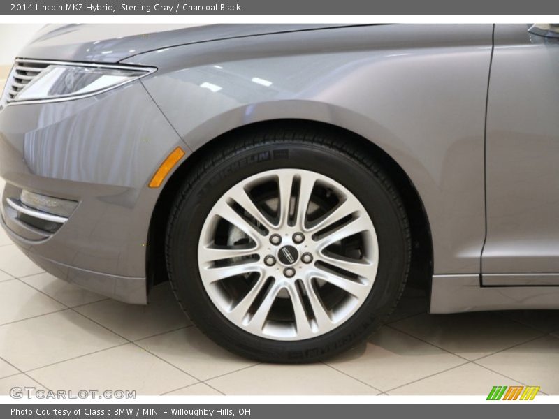 Sterling Gray / Charcoal Black 2014 Lincoln MKZ Hybrid