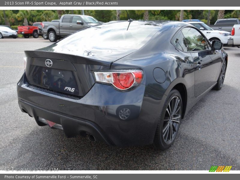 Asphalt Gray / Black/Red Accents 2013 Scion FR-S Sport Coupe