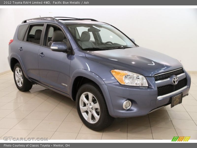 Pacific Blue Metallic / Ash 2012 Toyota RAV4 Limited 4WD