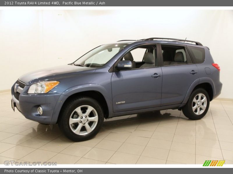 Pacific Blue Metallic / Ash 2012 Toyota RAV4 Limited 4WD