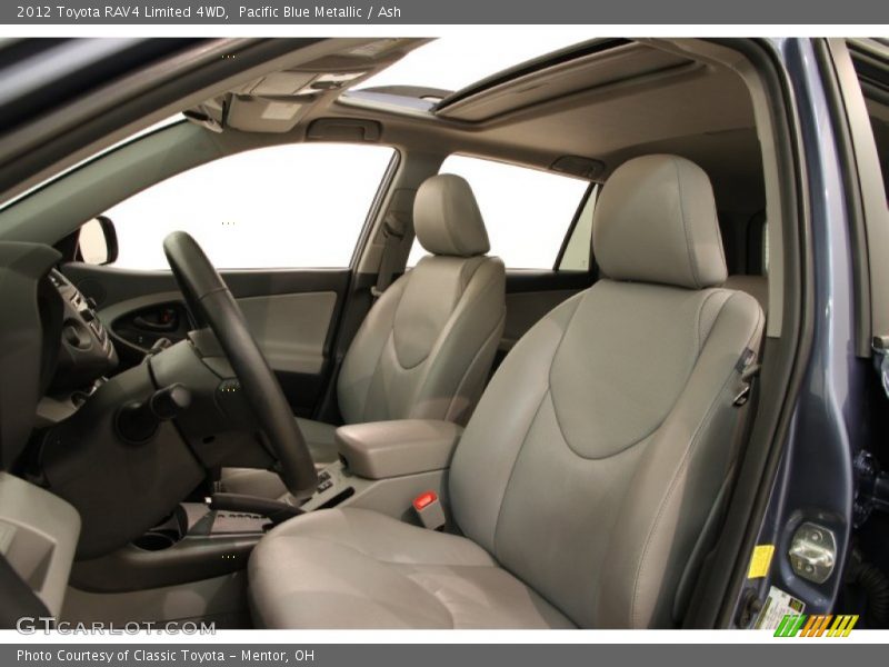 Pacific Blue Metallic / Ash 2012 Toyota RAV4 Limited 4WD
