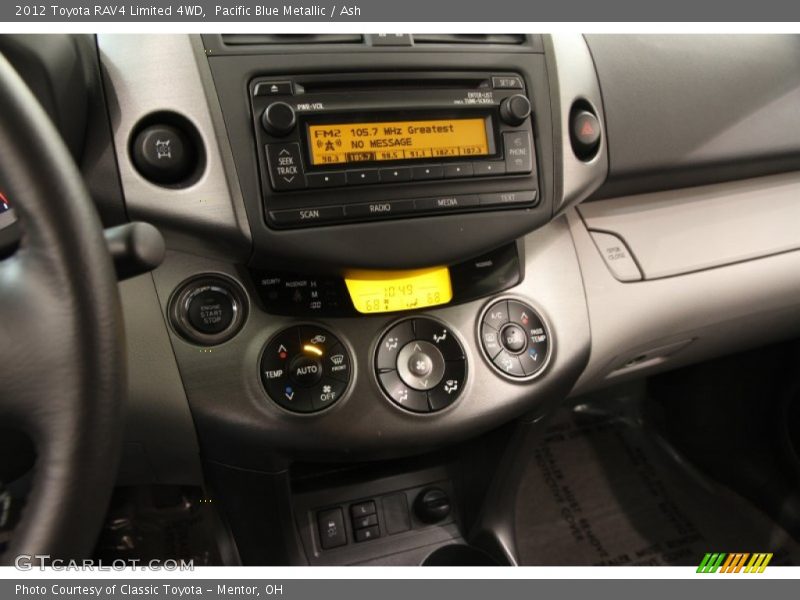 Pacific Blue Metallic / Ash 2012 Toyota RAV4 Limited 4WD