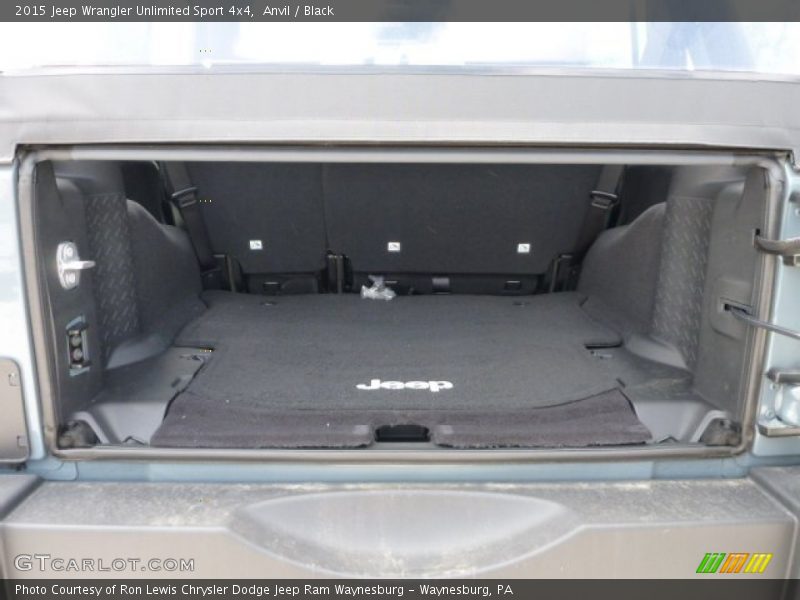 Anvil / Black 2015 Jeep Wrangler Unlimited Sport 4x4