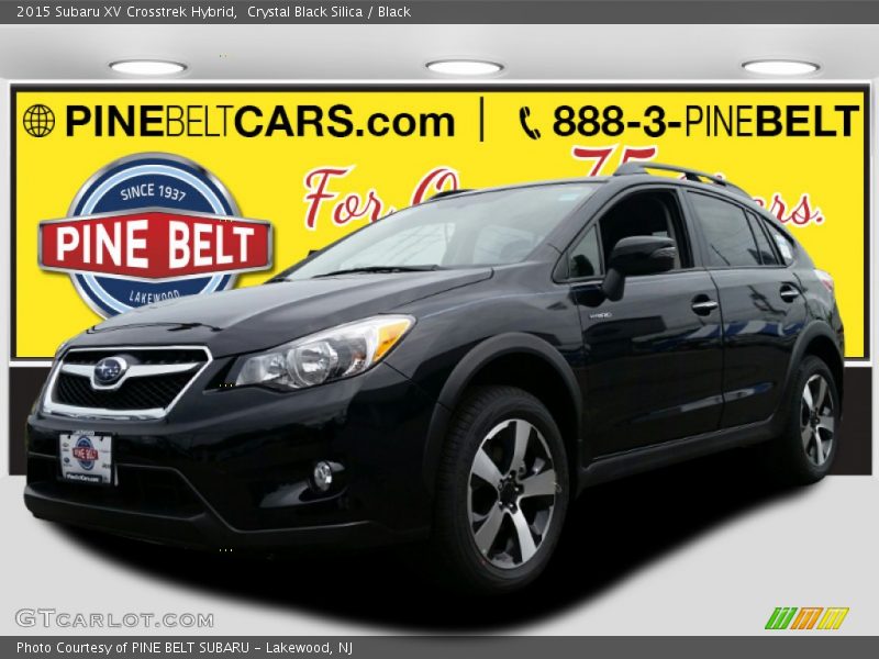 Crystal Black Silica / Black 2015 Subaru XV Crosstrek Hybrid