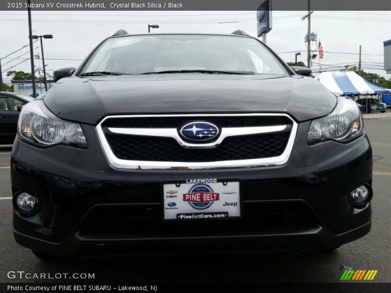 Crystal Black Silica / Black 2015 Subaru XV Crosstrek Hybrid
