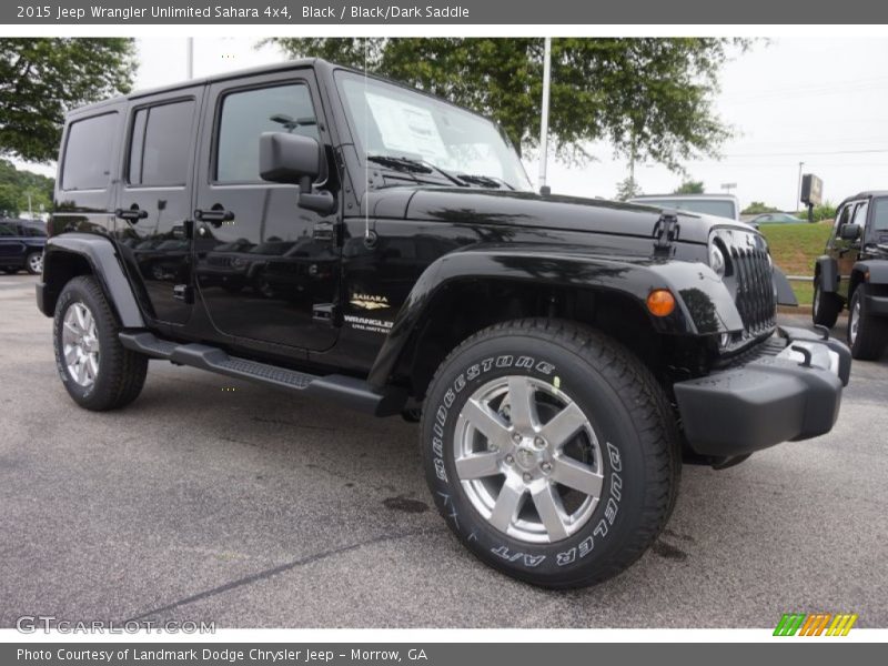 Black / Black/Dark Saddle 2015 Jeep Wrangler Unlimited Sahara 4x4