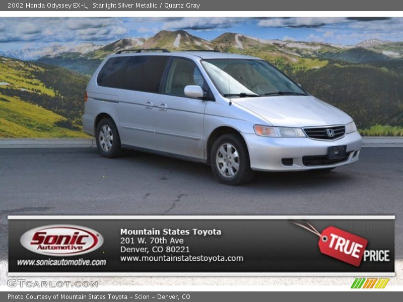 Starlight Silver Metallic / Quartz Gray 2002 Honda Odyssey EX-L