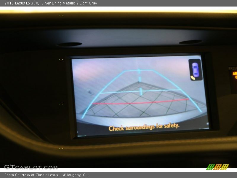 Silver Lining Metallic / Light Gray 2013 Lexus ES 350