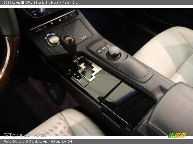 Silver Lining Metallic / Light Gray 2013 Lexus ES 350