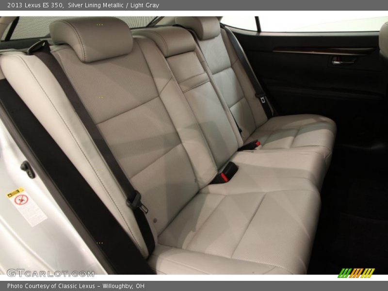 Silver Lining Metallic / Light Gray 2013 Lexus ES 350