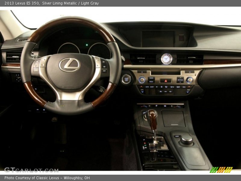 Silver Lining Metallic / Light Gray 2013 Lexus ES 350