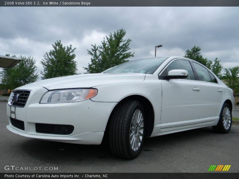 Ice White / Sandstone Beige 2008 Volvo S80 3.2