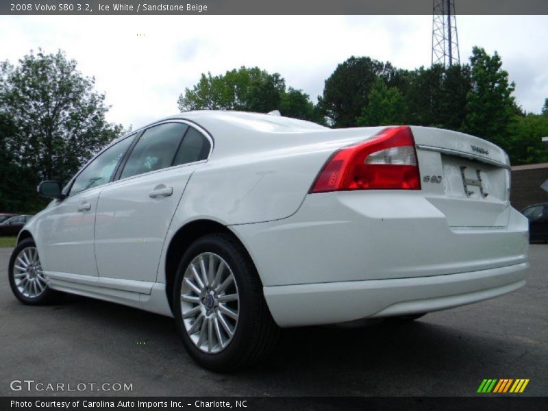 Ice White / Sandstone Beige 2008 Volvo S80 3.2