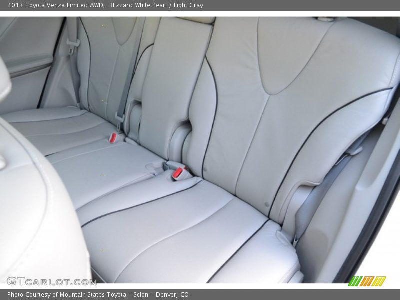 Blizzard White Pearl / Light Gray 2013 Toyota Venza Limited AWD