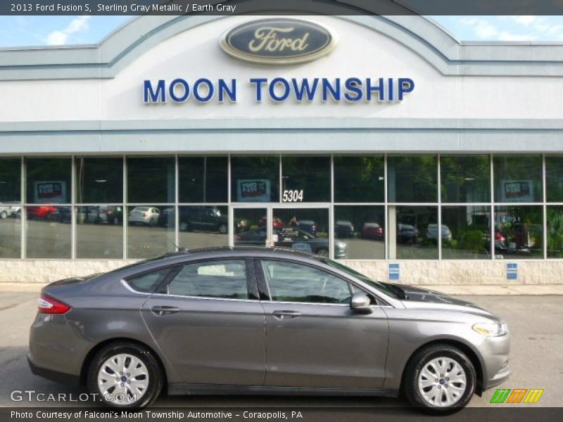 Sterling Gray Metallic / Earth Gray 2013 Ford Fusion S