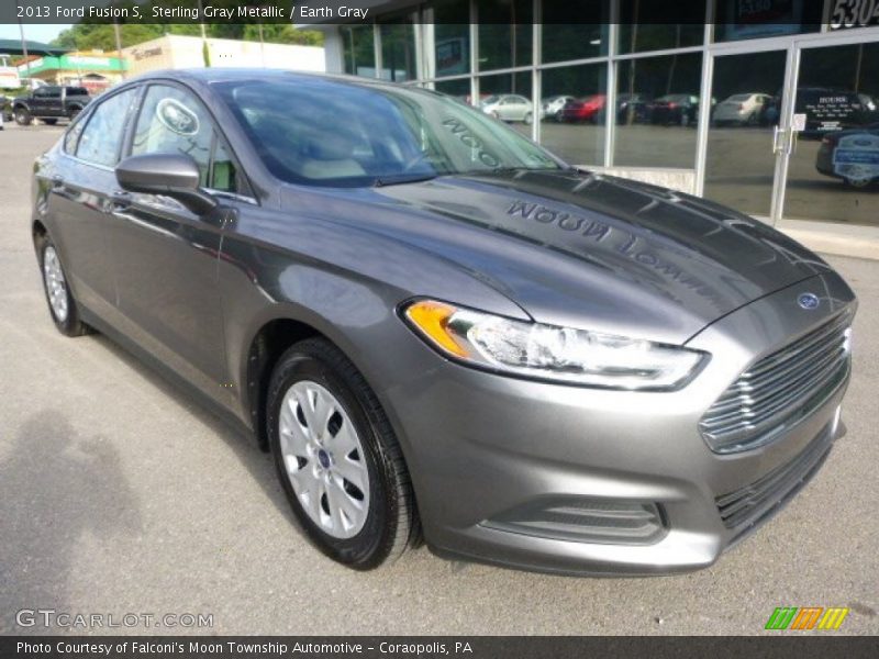 Sterling Gray Metallic / Earth Gray 2013 Ford Fusion S