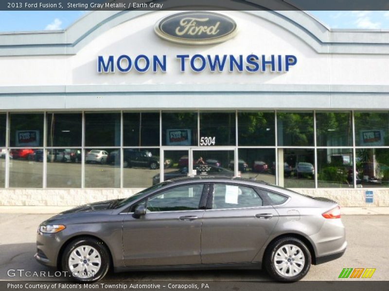 Sterling Gray Metallic / Earth Gray 2013 Ford Fusion S