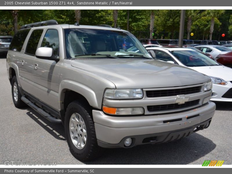 Sandstone Metallic / Tan/Neutral 2005 Chevrolet Suburban 1500 Z71 4x4