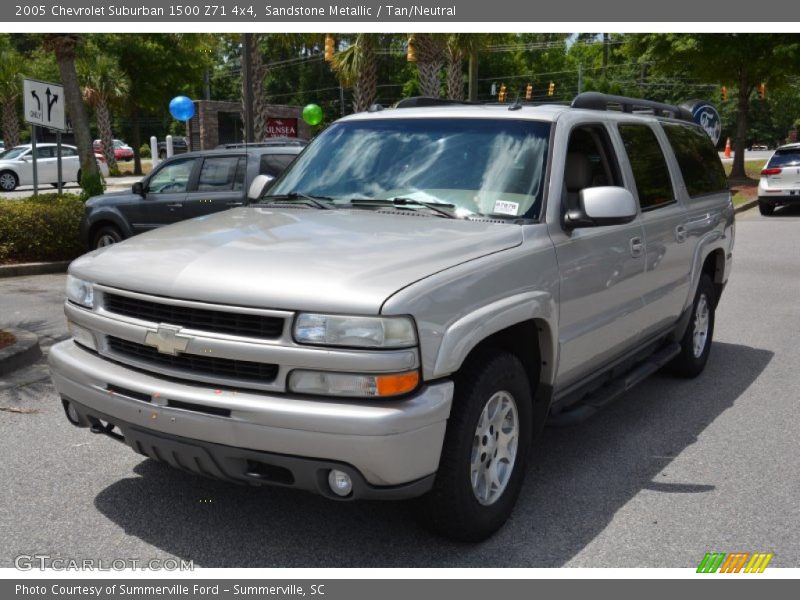 Sandstone Metallic / Tan/Neutral 2005 Chevrolet Suburban 1500 Z71 4x4