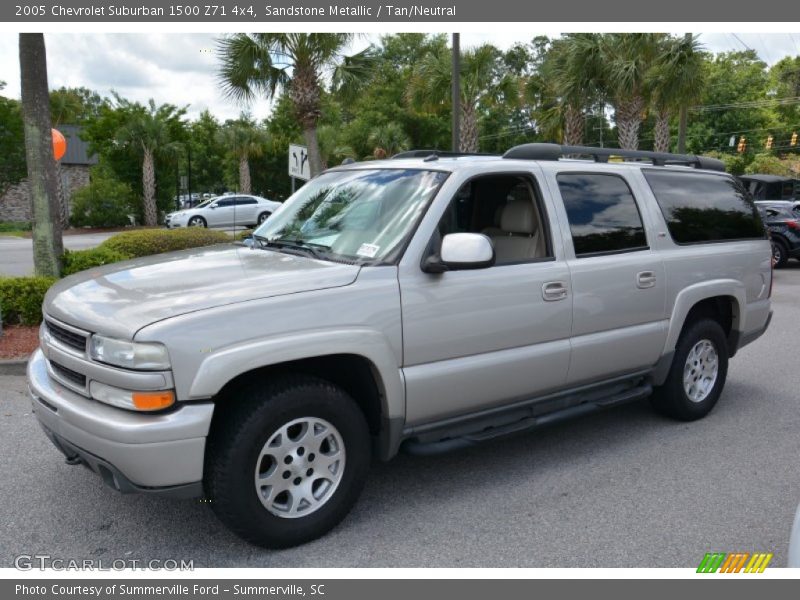 Sandstone Metallic / Tan/Neutral 2005 Chevrolet Suburban 1500 Z71 4x4