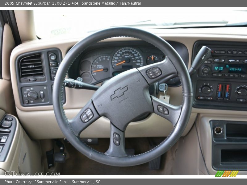 Sandstone Metallic / Tan/Neutral 2005 Chevrolet Suburban 1500 Z71 4x4