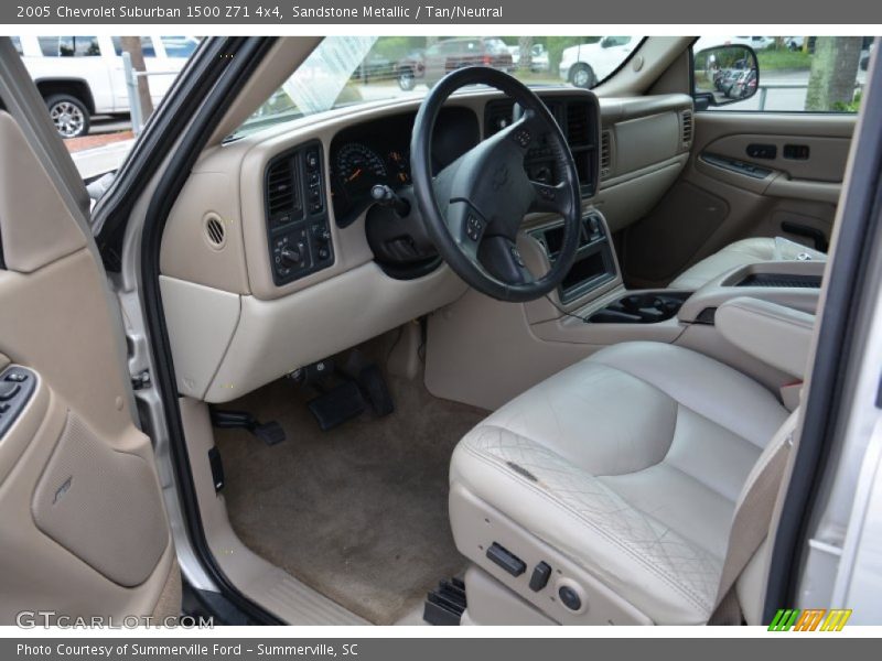 Sandstone Metallic / Tan/Neutral 2005 Chevrolet Suburban 1500 Z71 4x4