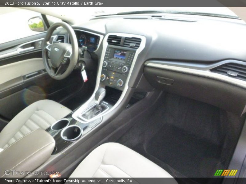 Sterling Gray Metallic / Earth Gray 2013 Ford Fusion S