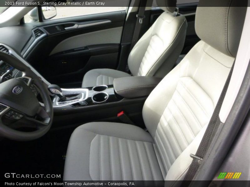 Sterling Gray Metallic / Earth Gray 2013 Ford Fusion S