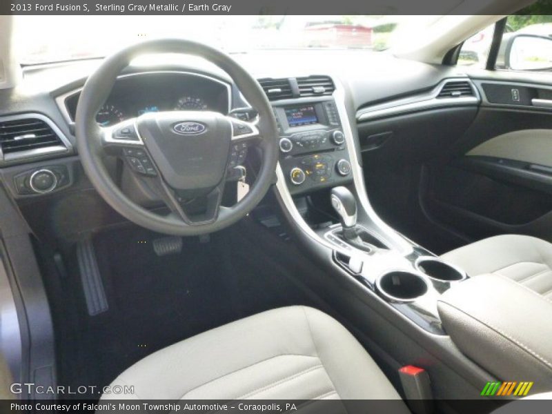 Sterling Gray Metallic / Earth Gray 2013 Ford Fusion S