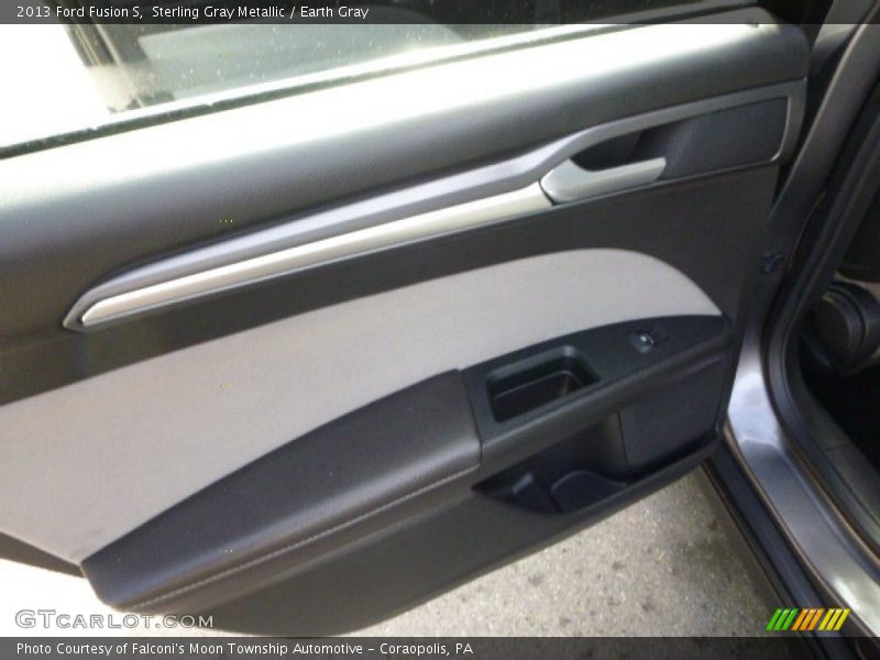 Sterling Gray Metallic / Earth Gray 2013 Ford Fusion S