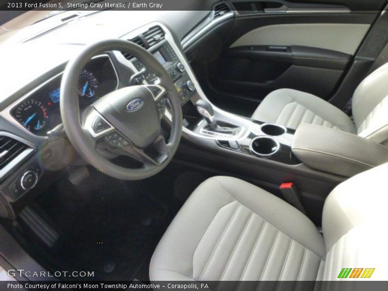 Sterling Gray Metallic / Earth Gray 2013 Ford Fusion S