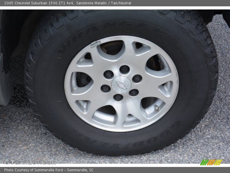 Sandstone Metallic / Tan/Neutral 2005 Chevrolet Suburban 1500 Z71 4x4